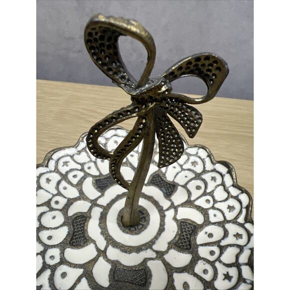 CYNTHIA ROWLEY NEW YORK ENAMELED METAL RING/JEWELRY HOLDER/DISH - Picture 4 of 7